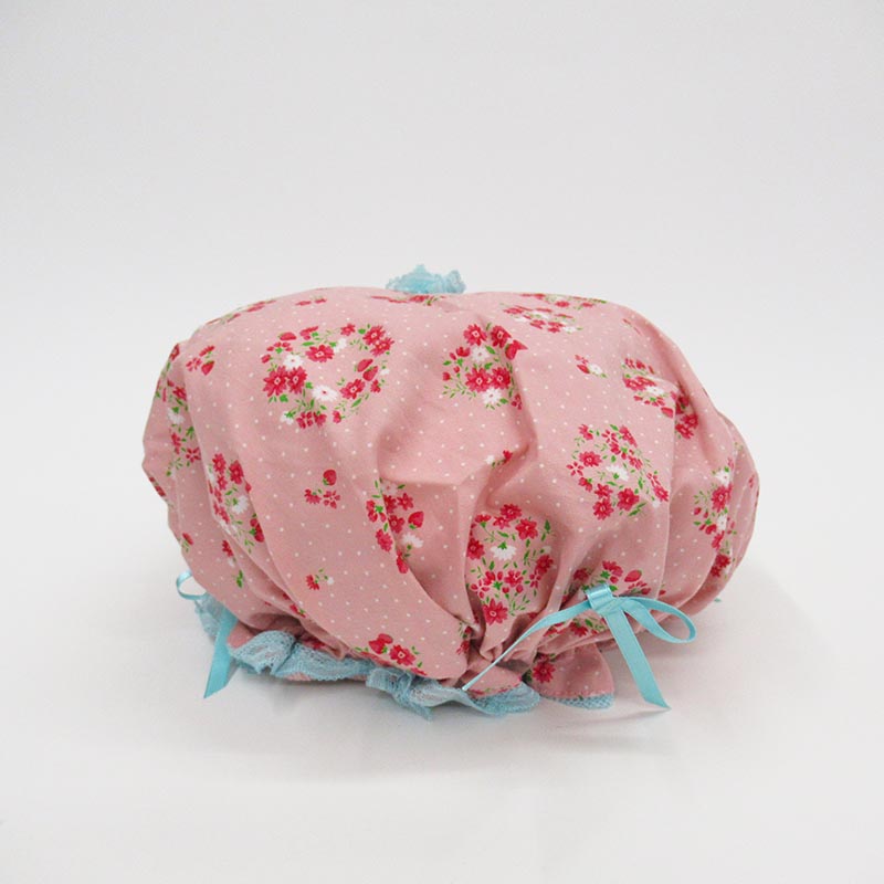 TUNIC 綿プリントおやすみキャップ/E ピンク